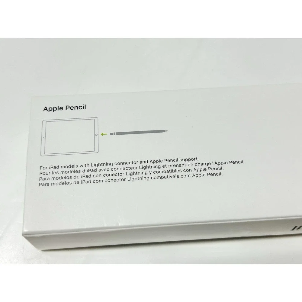 2019 Apple Ipad Pencil with lightning connector new open box white stylus